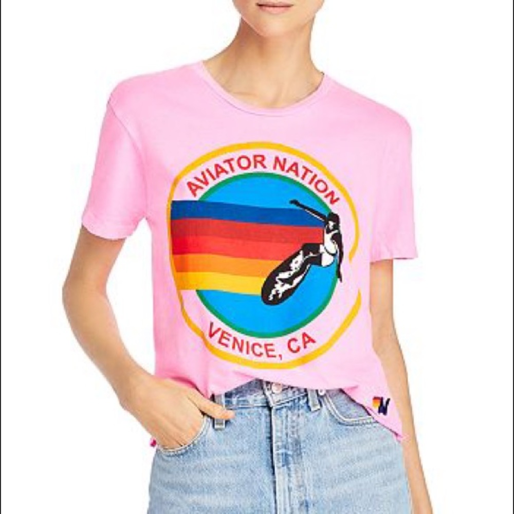 Womens aviator nation t-shirt
